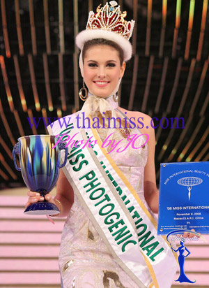 นางงามสเปน คว้าตำแหน่ง MISS INTERNATIONAL 2008
