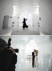 วิวาห์สุดยะเยือก ที่โบสถ์น้ำแข็งในสวีเดน!