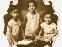 รวมพระฉายาลักษณ์ : สมเด็จพระเจ้าพี่นางเธอฯ / ห้องภาพที่ 1 : ครั้งทรงพระเยาว์