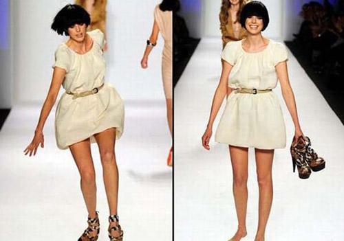 นางแบบล้ม