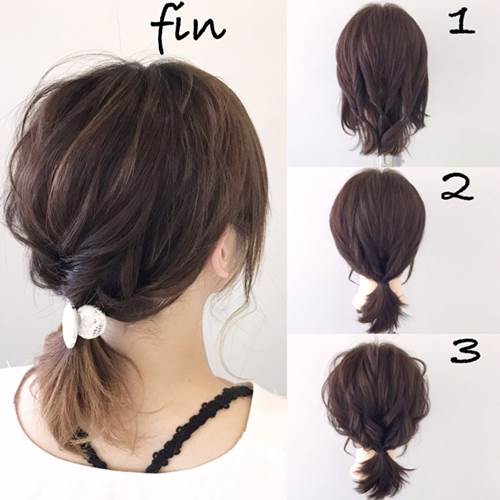 วิธีมัดผมสั้นน่ารักๆ 