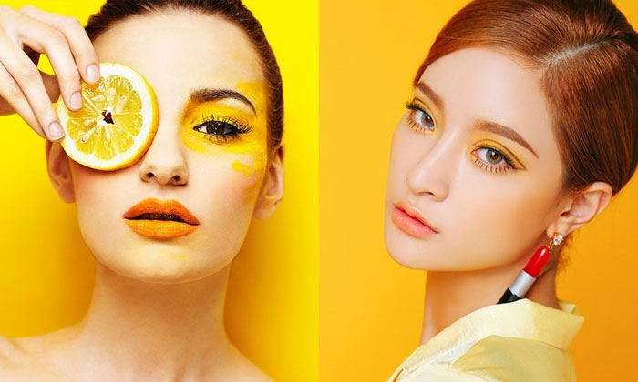 เมกอัพสีเหลือง