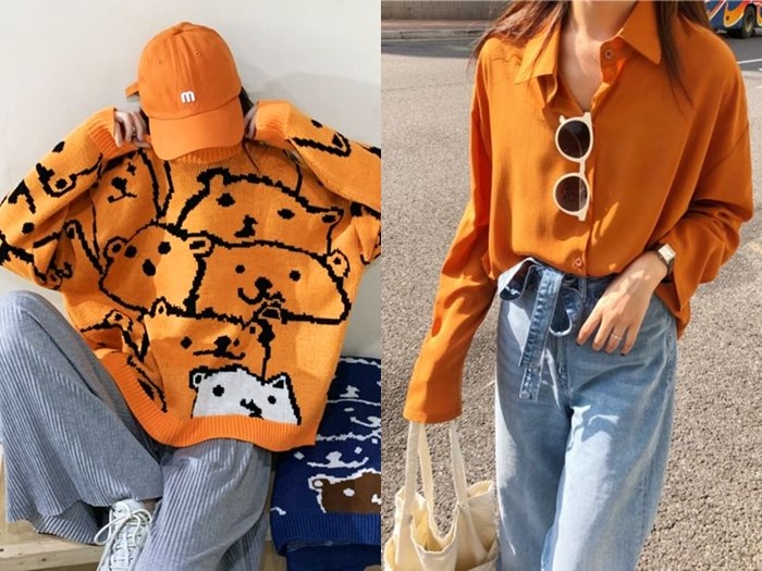 แฟชั่นโทนส้ม