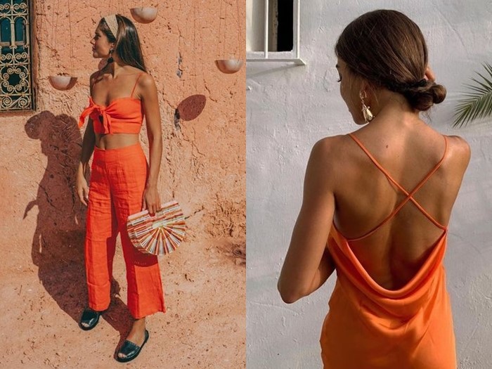 แฟชั่นโทนส้ม