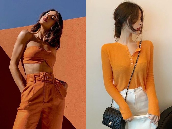 แฟชั่นโทนส้ม