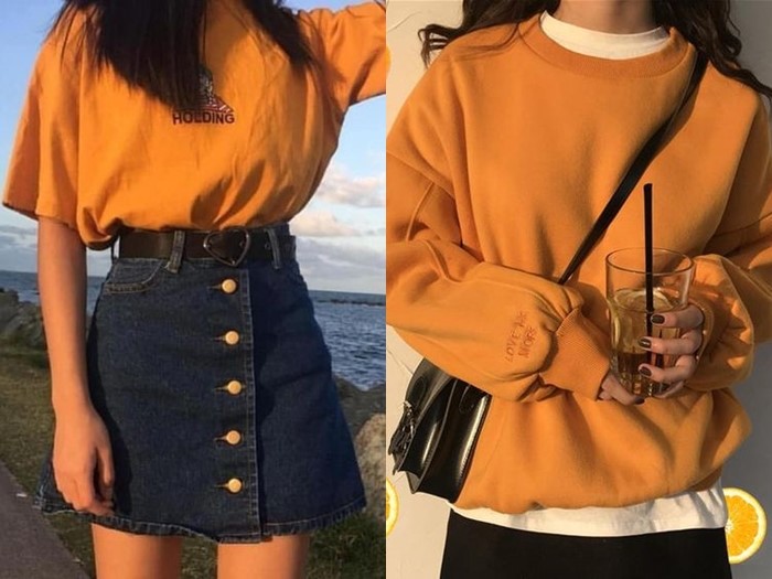 แฟชั่นโทนส้ม