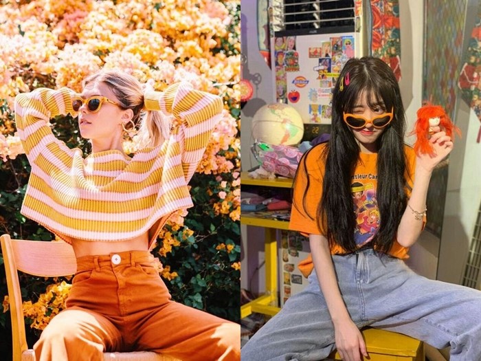 แฟชั่นโทนส้ม