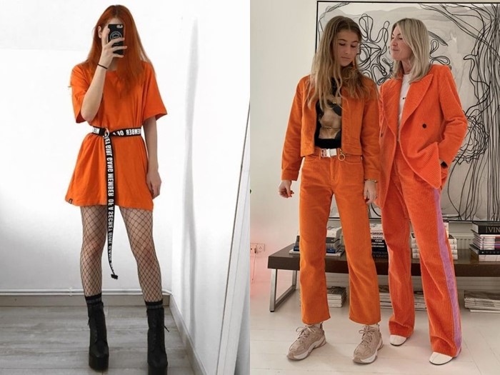 แฟชั่นโทนส้ม