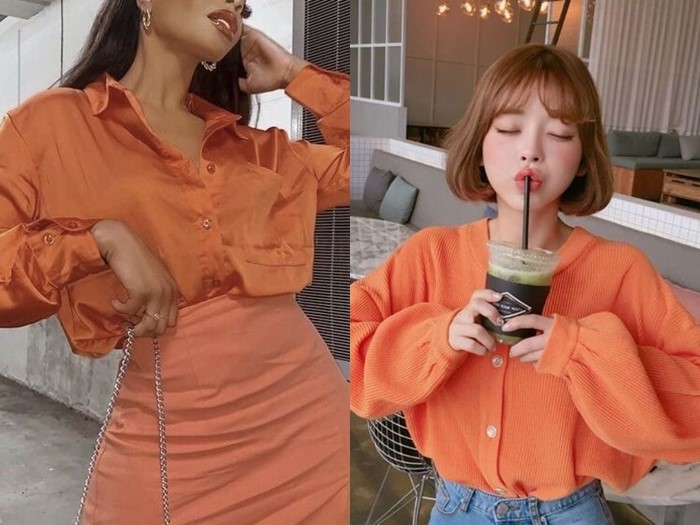 แฟชั่นโทนส้ม