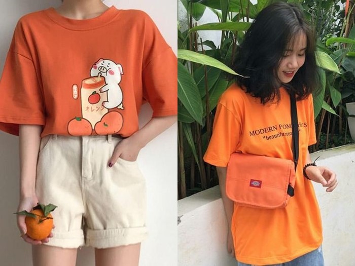 แฟชั่นโทนส้ม