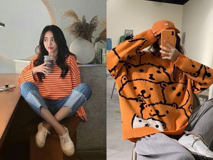 แฟชั่นโทนส้ม