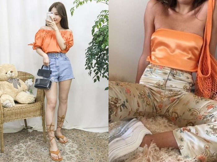 แฟชั่นโทนส้ม