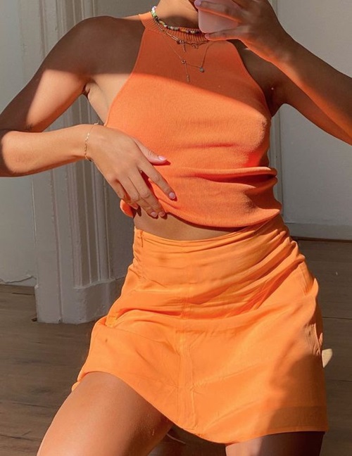 แฟชั่นโทนสีส้ม