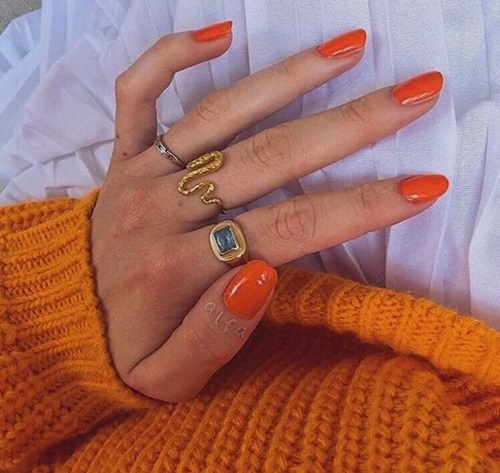 แฟชั่นโทนสีส้ม