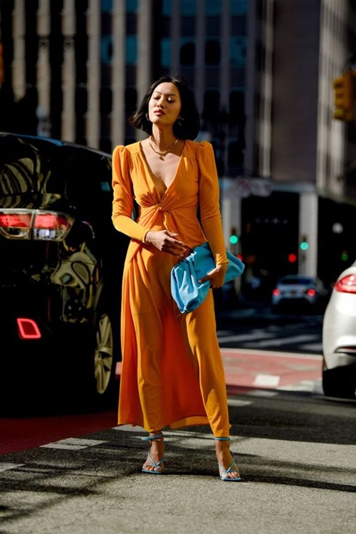 แฟชั่นโทนสีส้ม