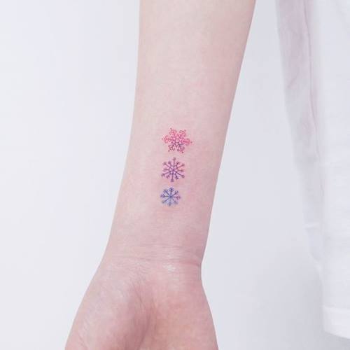 แฟชั่นลายสักสี