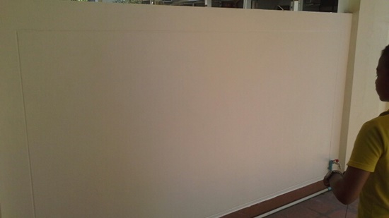 Before  After ทาสีผนังลานจอดรถเก่า ให้ดูใหม่เอี่ยม ง่ายกว่าที่คิด