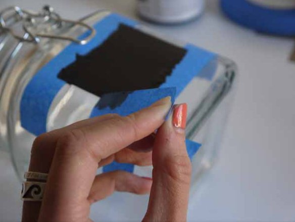 DIY  “ขวดแก้ว” ให้เป็นกระดานดำจิ๋ว เขียนได้ ลบได้