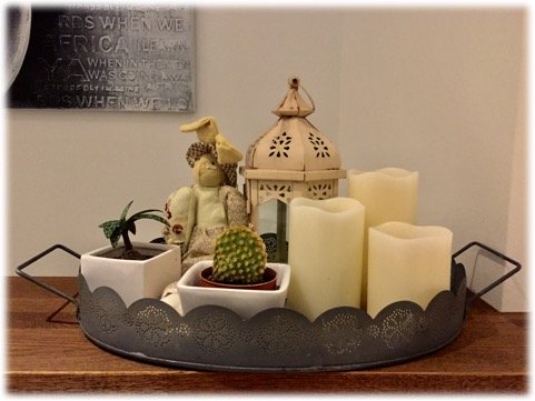 Home Decor งานจัดถาด ดอกไม้ แจกัน เชิงเทียน Romantic Vintage