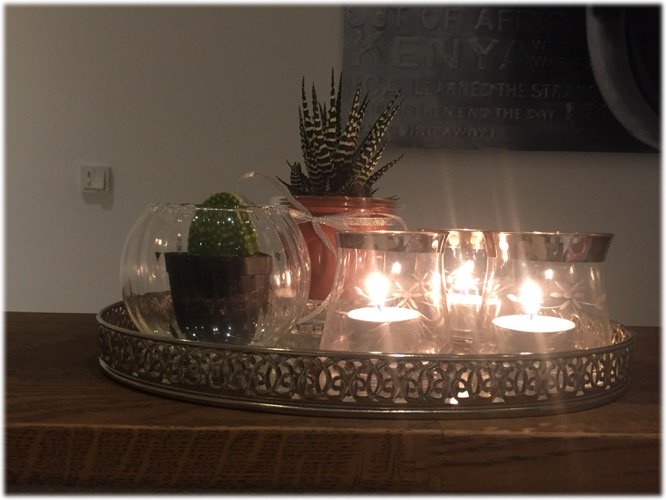 Home Decor งานจัดถาด ดอกไม้ แจกัน เชิงเทียน Romantic Vintage