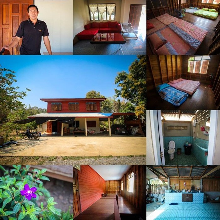 แบบบ้านไม้ยกพื้นสูง บ้านสุดใจ โฮมสเตย์บ้านนาต้นจั่น กลมกลืนบรรยากาศชนบท หมู่บ้านอัตลักษณ์ จสุโขทัย