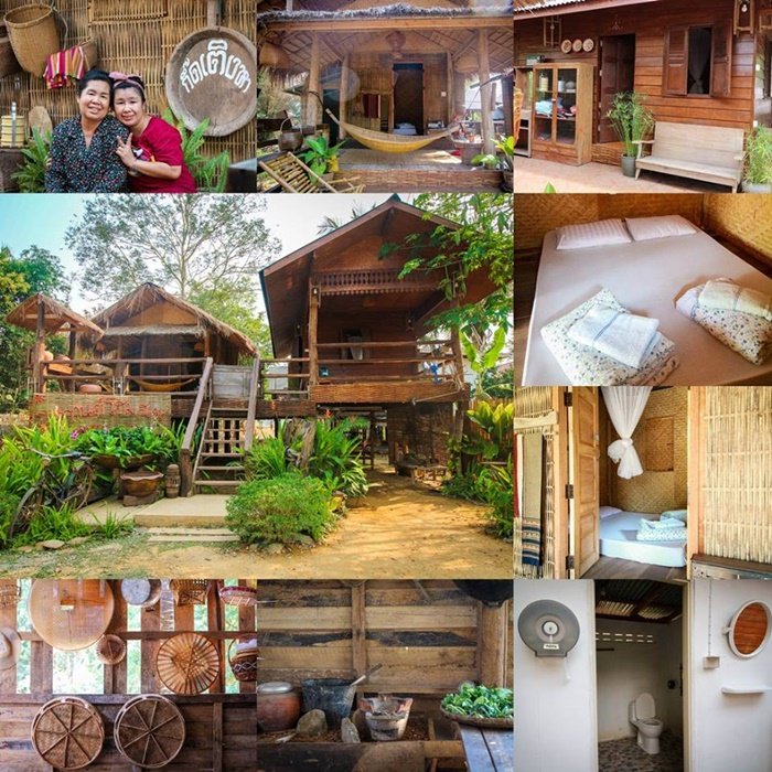 แบบบ้านไม้ยกพื้นสูง บ้านสุดใจ โฮมสเตย์บ้านนาต้นจั่น กลมกลืนบรรยากาศชนบท หมู่บ้านอัตลักษณ์ จสุโขทัย