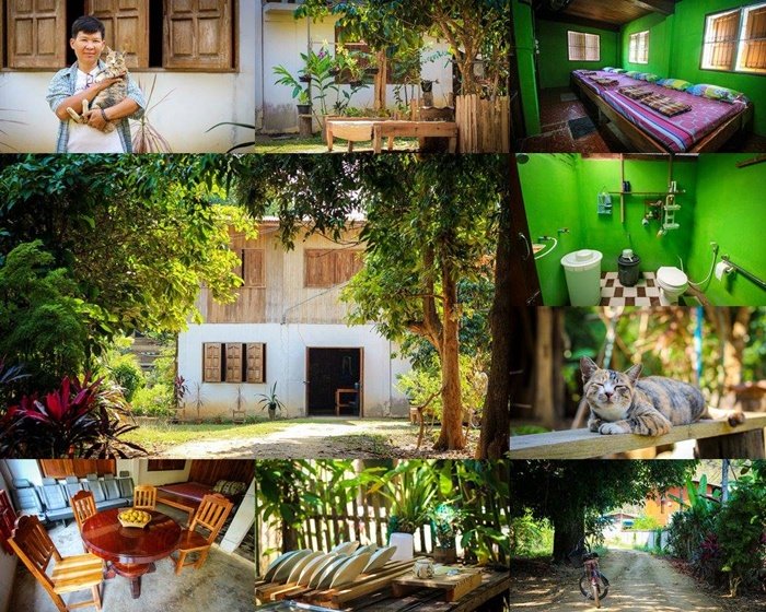 แบบบ้านไม้ยกพื้นสูง บ้านสุดใจ โฮมสเตย์บ้านนาต้นจั่น กลมกลืนบรรยากาศชนบท หมู่บ้านอัตลักษณ์ จสุโขทัย