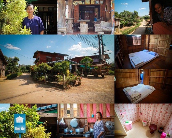 แบบบ้านไม้ยกพื้นสูง บ้านสุดใจ โฮมสเตย์บ้านนาต้นจั่น กลมกลืนบรรยากาศชนบท หมู่บ้านอัตลักษณ์ จสุโขทัย