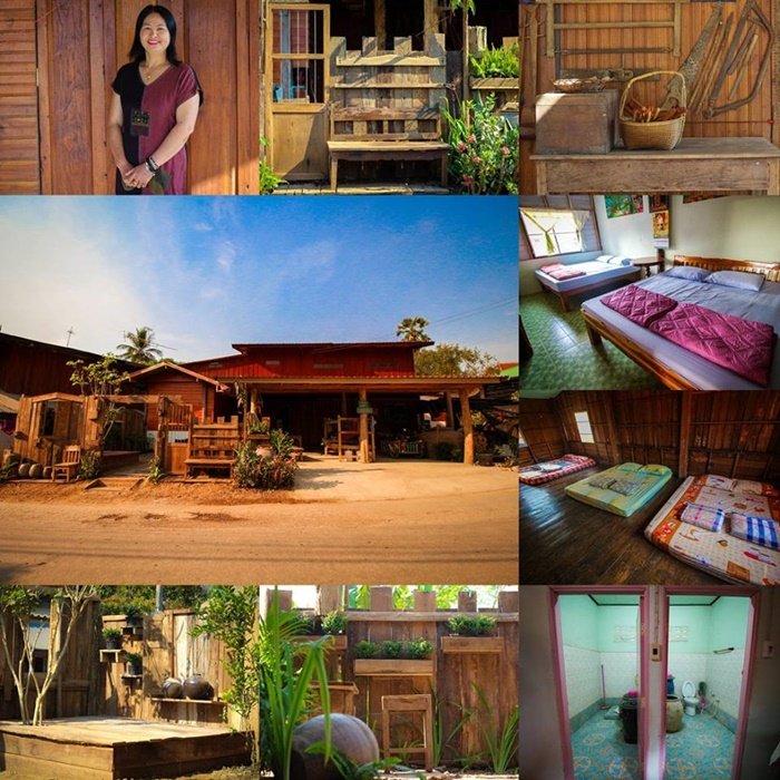 แบบบ้านไม้ยกพื้นสูง บ้านสุดใจ โฮมสเตย์บ้านนาต้นจั่น กลมกลืนบรรยากาศชนบท หมู่บ้านอัตลักษณ์ จสุโขทัย