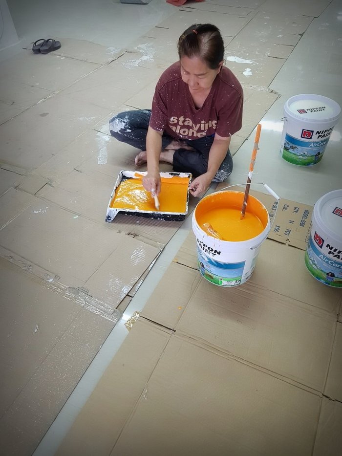 แชร์ประสบการณ์ “ทาสีภายในด้วยตัวเอง” ไม่ต้องง้อช่าง แถมยังประหยัดเงินได้ถึงหลักหมื่น