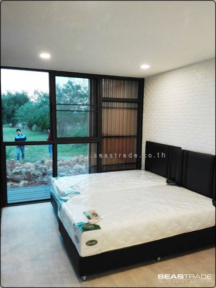 บ้านสำเร็จรูปชั้นเดียว สไตล์โมเดิร์นเรียบหรู 2 ห้องนอน 2 ห้องน้ำ พื้นที่ใช้สอย 60 ตรม