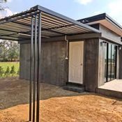 บ้านหลังเล็กสไตล์โมเดิร์นลอฟท์ รีสอร์ทขนาดกะทัดรัด พื้นที่ใช้สอย 41 ตรม