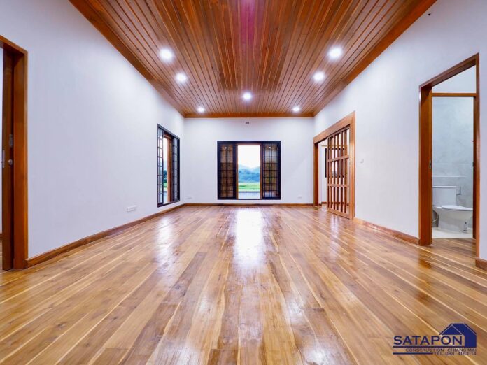 แบบบ้านชั้นเดียวสไตล์มินิมอล ผสมกลิ่นอายบ้านไทยดั้งเดิม และบ้านญี่ปุ่น อบอุ่น สบายตา บนพื้นที่ใช้สอย 130 ตรม