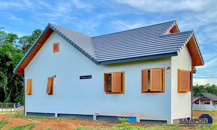 แบบบ้านชั้นเดียวสไตล์มินิมอล ผสมกลิ่นอายบ้านไทยดั้งเดิม และบ้านญี่ปุ่น อบอุ่น สบายตา บนพื้นที่ใช้สอย 130 ตรม