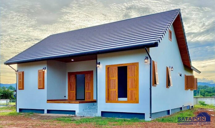 แบบบ้านชั้นเดียวสไตล์มินิมอล ผสมกลิ่นอายบ้านไทยดั้งเดิม และบ้านญี่ปุ่น อบอุ่น สบายตา บนพื้นที่ใช้สอย 130 ตรม