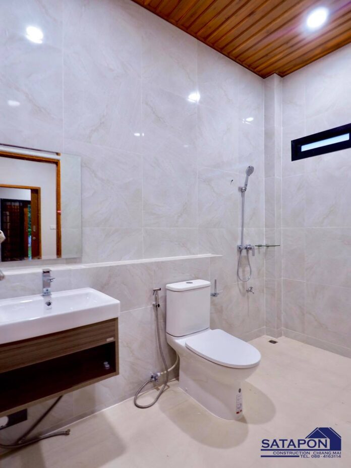 แบบบ้านชั้นเดียวสไตล์มินิมอล ผสมกลิ่นอายบ้านไทยดั้งเดิม และบ้านญี่ปุ่น อบอุ่น สบายตา บนพื้นที่ใช้สอย 130 ตรม