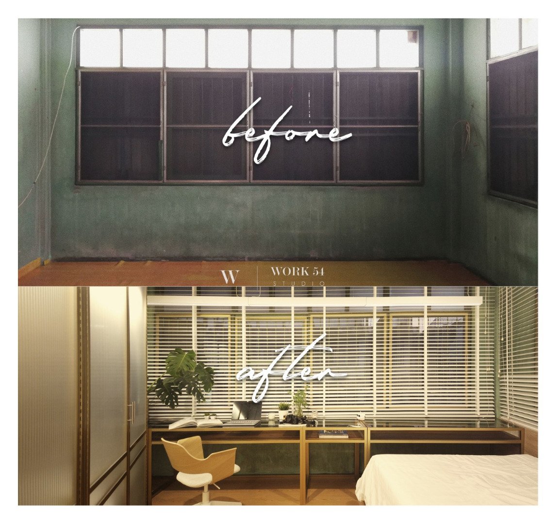 รีโนเวท “ห้องนอน 1260 ตรม” ในดีไซน์ใหม่ แต่ยังคงกลิ่นอายเสน่ห์เดิมๆ ไว้ แบบบ้านชุมชนเก่า