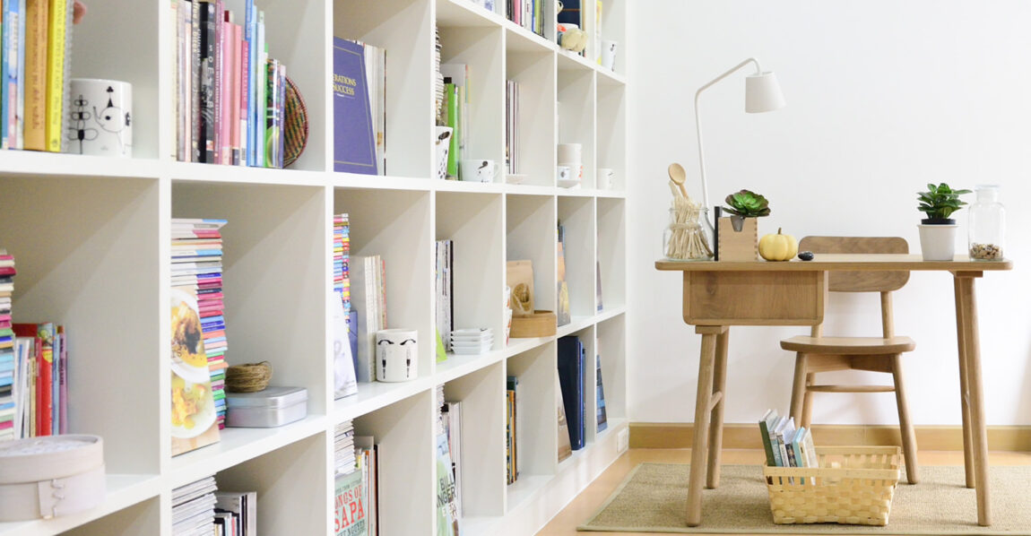 ไอเดียออกแบบตู้เก็บหนังสือ และชั้นวางของได้สารพัด