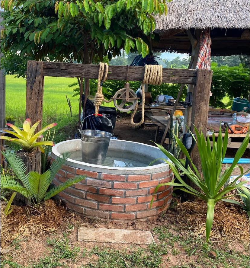 หนุ่มโชว์ไอเดีย “เตาฟืนทำเอง” ออกแบบเพื่อใช้สำหรับบ้านสวนโดยเฉพาะ