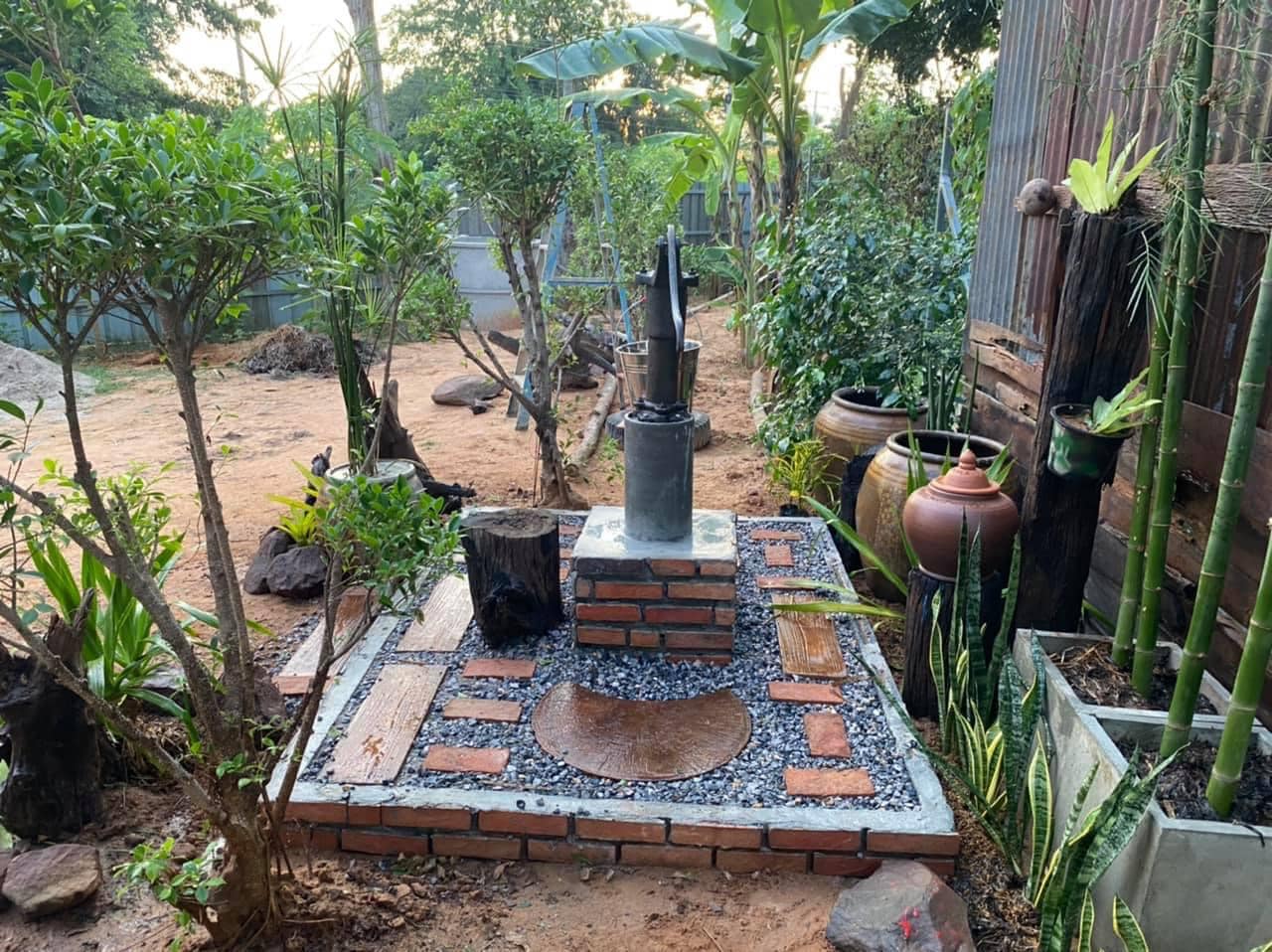 หนุ่มโชว์ไอเดีย “เตาฟืนทำเอง” ออกแบบเพื่อใช้สำหรับบ้านสวนโดยเฉพาะ