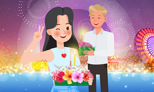 วันลอยกระทง พาสาวเที่ยวให้ประทับใจไม่รู้ลืม