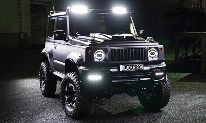 Suzuki Jimny 2019 พร้อมชุดแต่ง Black Bison สุดโหดจากญี่ปุ่นเผยภาพชุดใหม่
