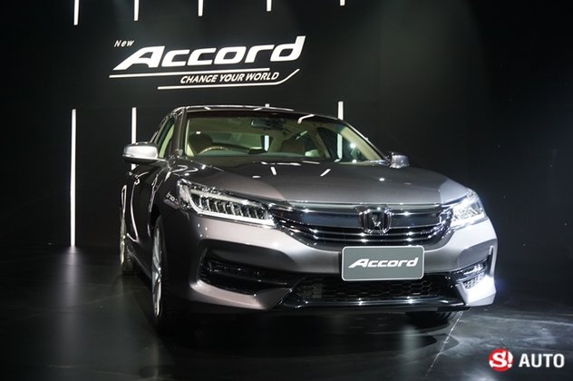 2016 Honda Accord ไมเนอร์เชนจ์ใหม่ เปิดตัวอย่างเป็นทางการ เคาะรุ่นท็อป 1.635 ล้านบาท