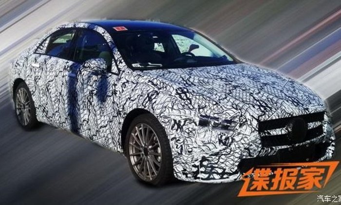 หลุด Mercedes-Benz A-Class Sedan 2018 ใหม่ ก่อนเปิดตัวจริงที่จีน