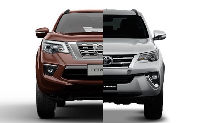 เทียบสเป็ค Nissan Terra 2018 และ Toyota Fortuner 2018 รุ่นท็อปทั้งคู่ อ็อพชั่นใครแน่นกว่า?