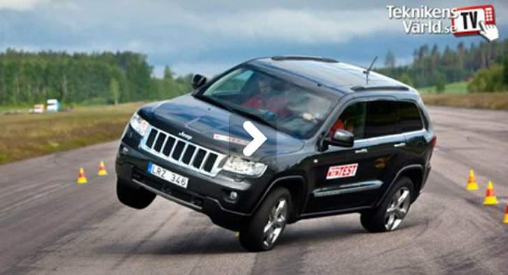 Chysler งานเข้า !! Grand Cherokee ไม่ผ่าน Moose test