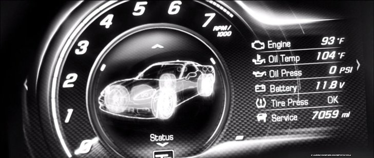 Chevrolet โชว์ความล้ำ Chevrolet Corvette ใหม่ ด้วยไมล์ดิจิตอล