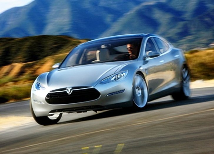 Tesla Model S concept สปอร์ตซีดาน ขับเคลื่อนด้วยไฟฟ้า