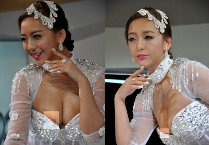 ช็อตเด็ด! พริตตี้จุกโผล่'พลาด'หรือ'ตั้งใจโชว์'