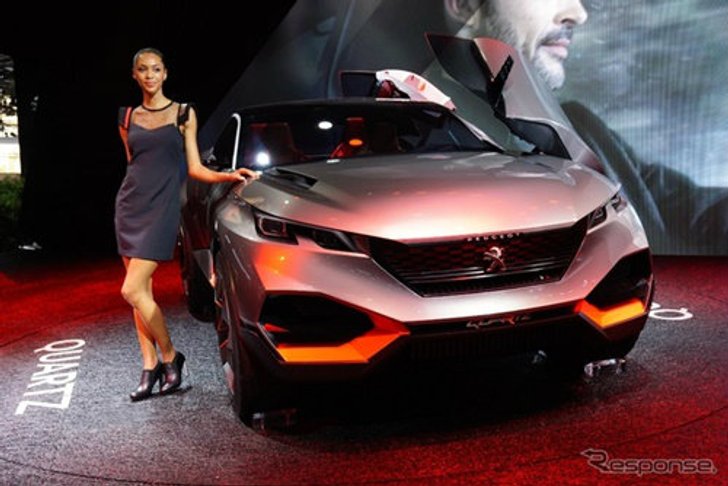 Peugeot Quartz คอนเซ็พท์ไฮบริดเอสยูวี 500 แรงม้า